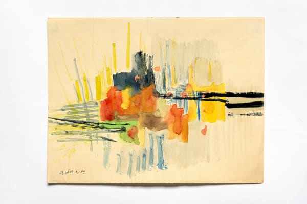 Etel Adnan, Untitled, c. 1960s