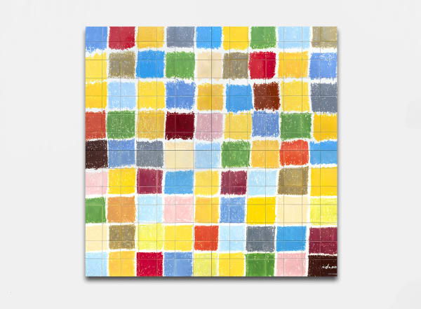 Etel Adnan, Mural, 2022