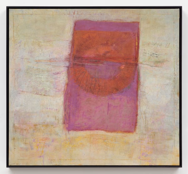 Sarah Grilo, Orange and mauve, 1963