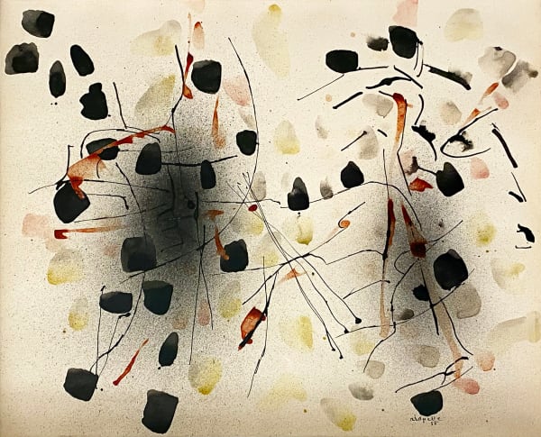 Jean Paul Riopelle, Abstraction, 1955