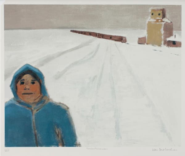 Jean-Paul Lemieux, Saskatchewan, du livre illustré Canada-Canada, 1985