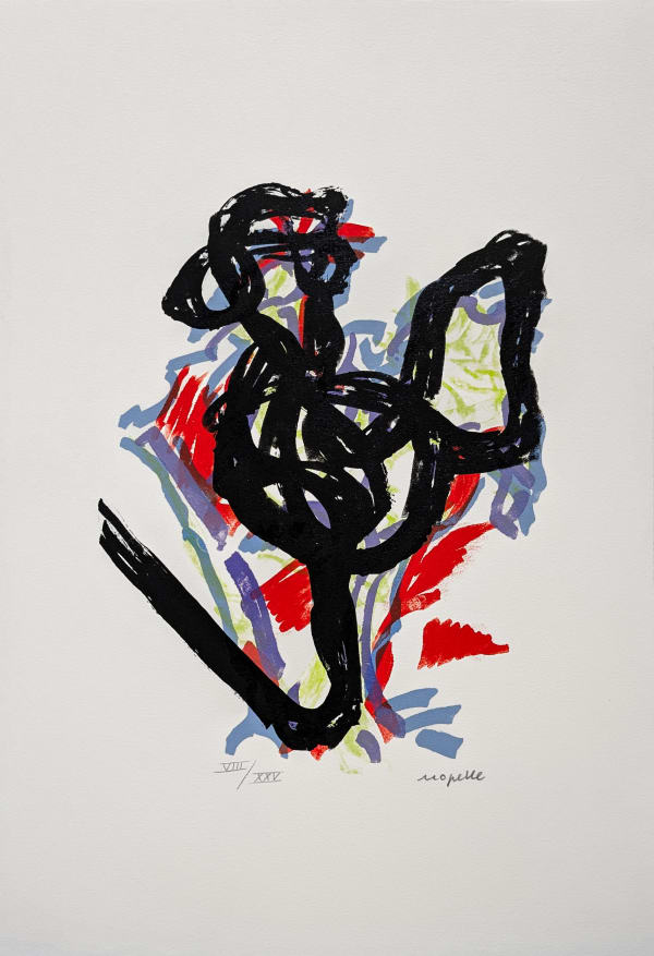 Jean Paul Riopelle, Le Coq, 1972