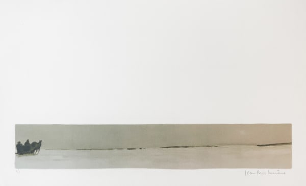 Jean-Paul Lemieux, La traversée - La Petite Poule d'Eau, 1971