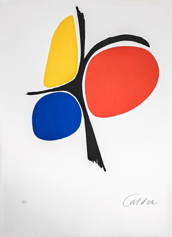 Alexander Calder, Affiche Avant Sochaux, 1971