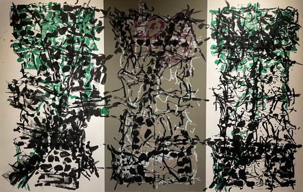 Jean Paul Riopelle, Tryptique Gris, 1967