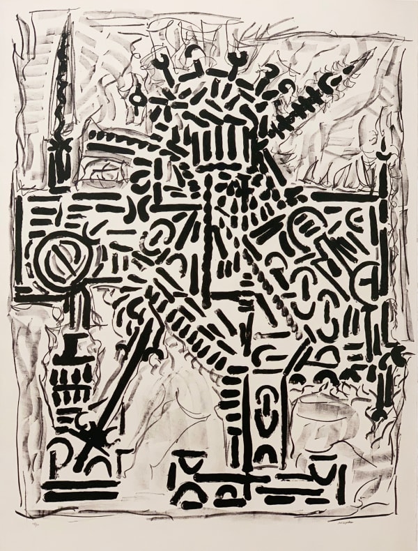 Jean Paul Riopelle, Suite Guerrière, 1972