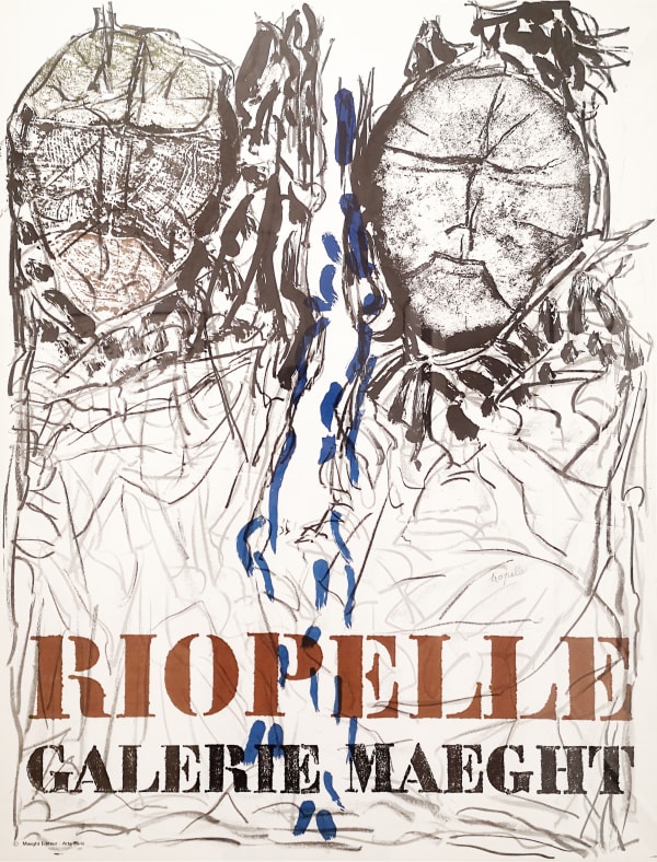 Jean Paul Riopelle, Affiche Galerie Maeght II, 1974