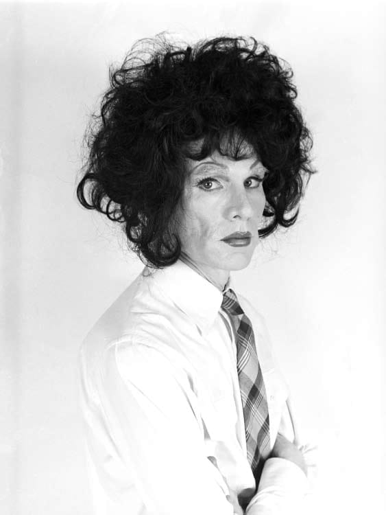 Christopher Makos Andy Warhol - Lady Warhol, 1981 Tirage pigmentaire, N°1/1 - édité en 2001 sous la supervision de l'artiste.Tirage argentique 98 x 64 cm