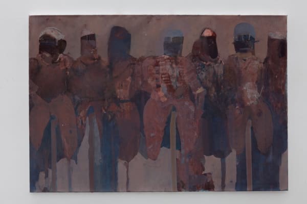 Edi Hila, Armures Médiévales, 2017