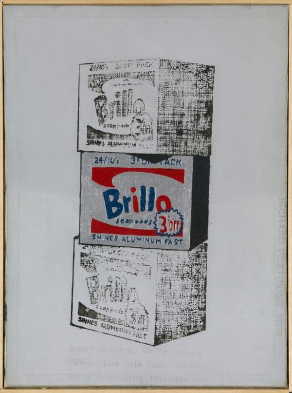 Richard Pettibone, Andy Warhol, Brillo Boxes, 1963, 1965