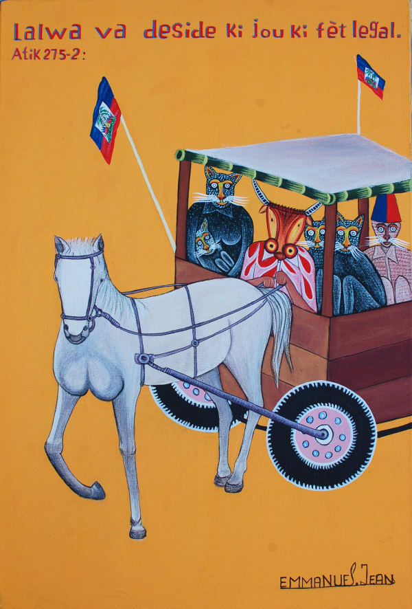 Jean EMMANUEL, Chariot, 2018