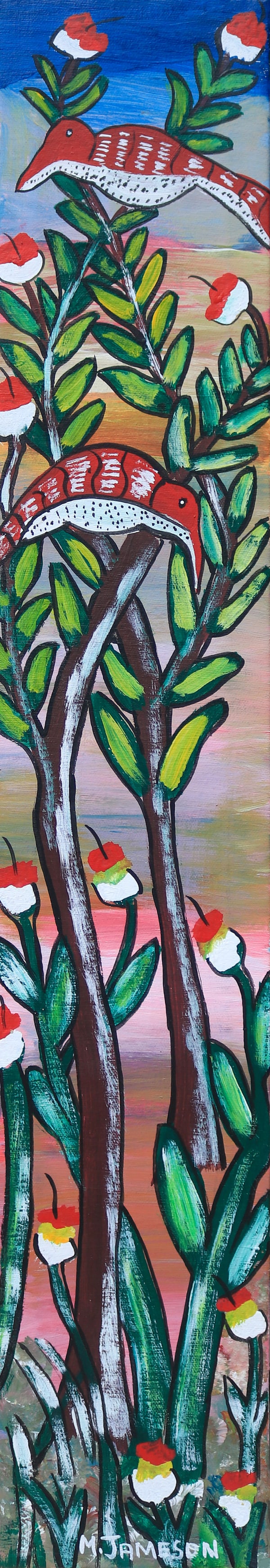 Jameson MARTHELLY, Flamants and doves, 2022