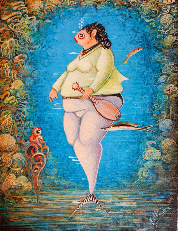 Andre BLAISE, Banjo Lady, 2019