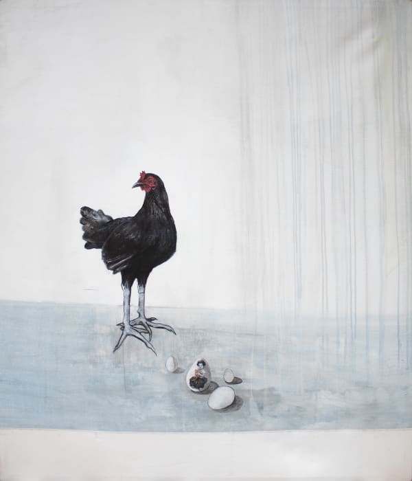 Pascale MONNIN, Rebirth with Hen, 2022
