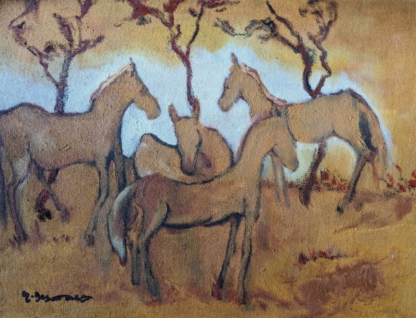 Georges DESARMES, Horses, 2024