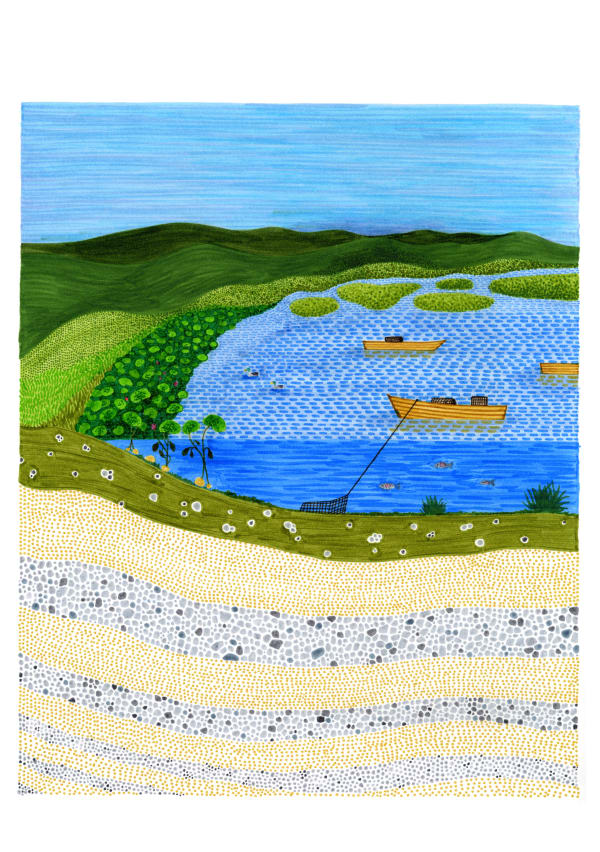 ISABELLE DAËRON, Ogura-ike, 2024