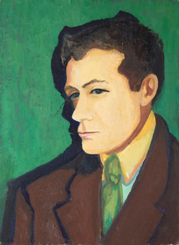 MADELEINE DINÈS, Portrait d’homme (Alain Cuny), Circa 1940