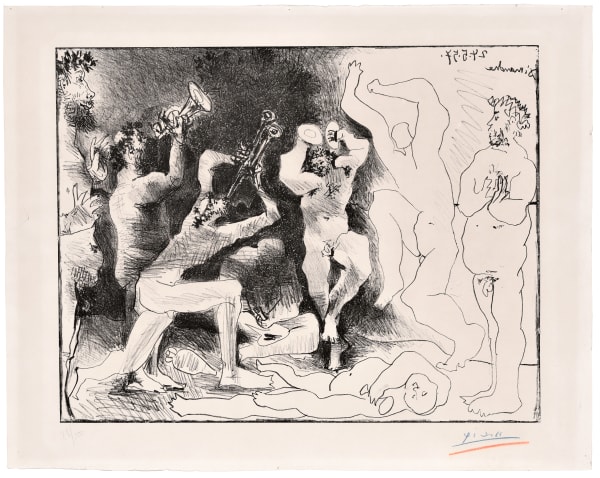 Pablo Picasso, La danse des Faunes, 1957