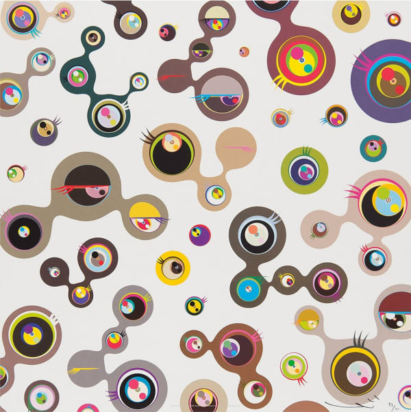 Takashi Murakami, Jellyfish Eyes – White 4, 2006