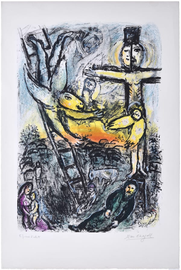 Marc Chagall, Vision de Jacob, 1971
