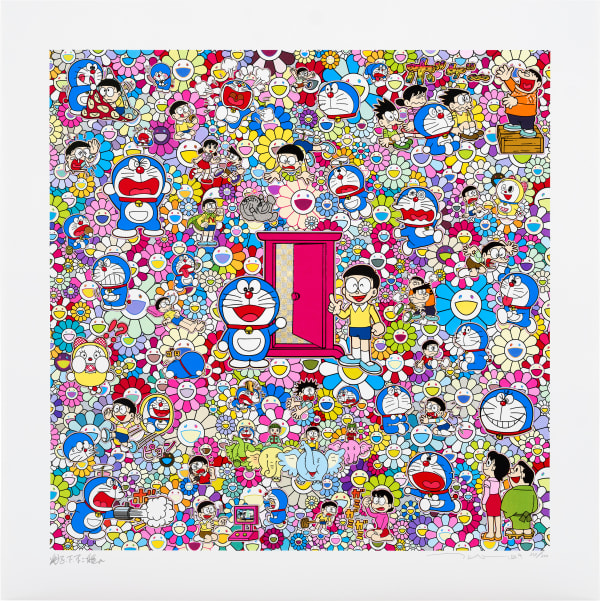 Takashi Murakami, Many Things Await Beyond Anywhere Door (DokoDemo Door), 2018