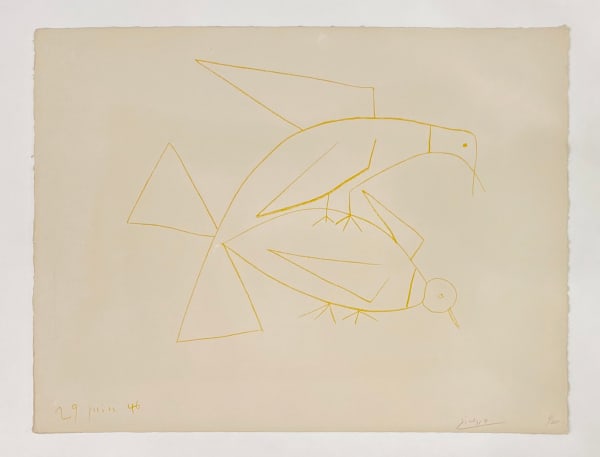 Pablo Picasso, Les deux Tourterelles (II), 1946