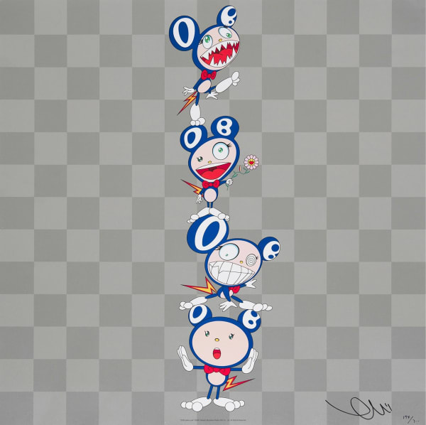 Takashi Murakami, DOB totem pole, 2000