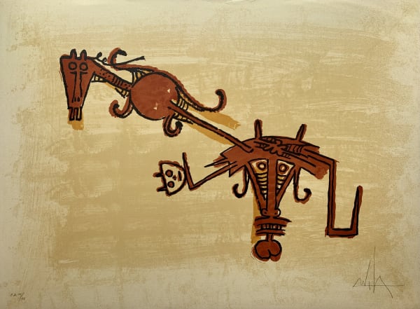 Wifredo Lam, El Último Viaje Del Buque Fantasma 2, 1976