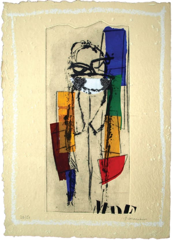 James Coignard, Présence - Buveuses du thé (beige), 2003