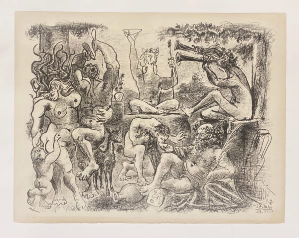 Pablo Picasso, Hommage à Bacchus, 1960