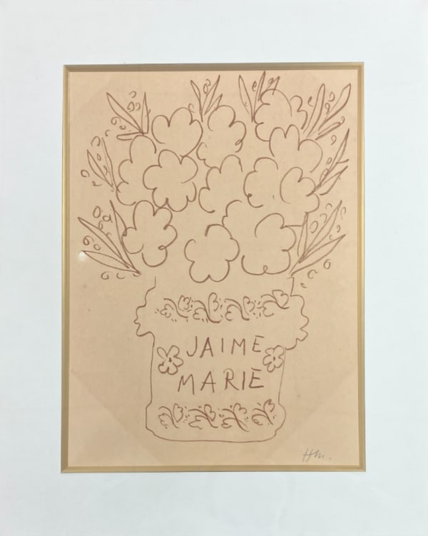 Henri Matisse, J'aime Marie, 1948