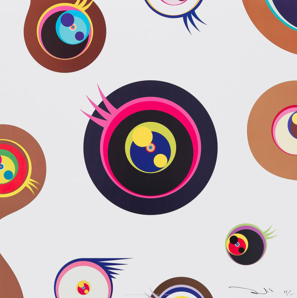 Takashi Murakami, Jellyfish Eyes – White 1, 2006