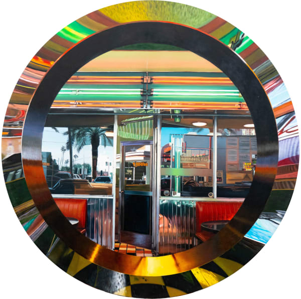 Yigal Ozeri, Neon dreams, 2024