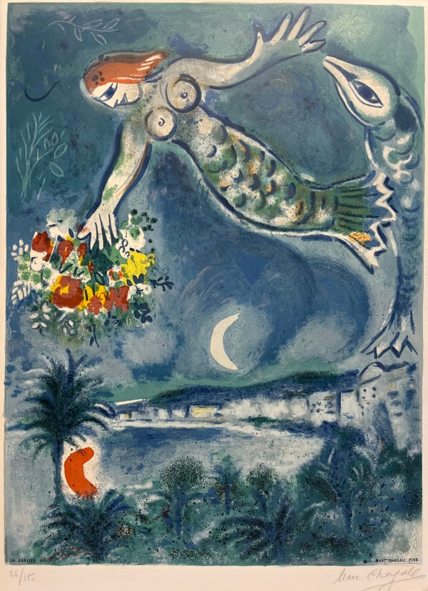 Marc Chagall, Sirène et poisson, 1958