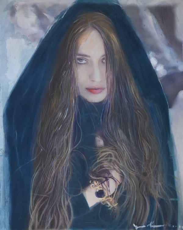 Yigal Ozeri, Untitled (Lizzie), 2019