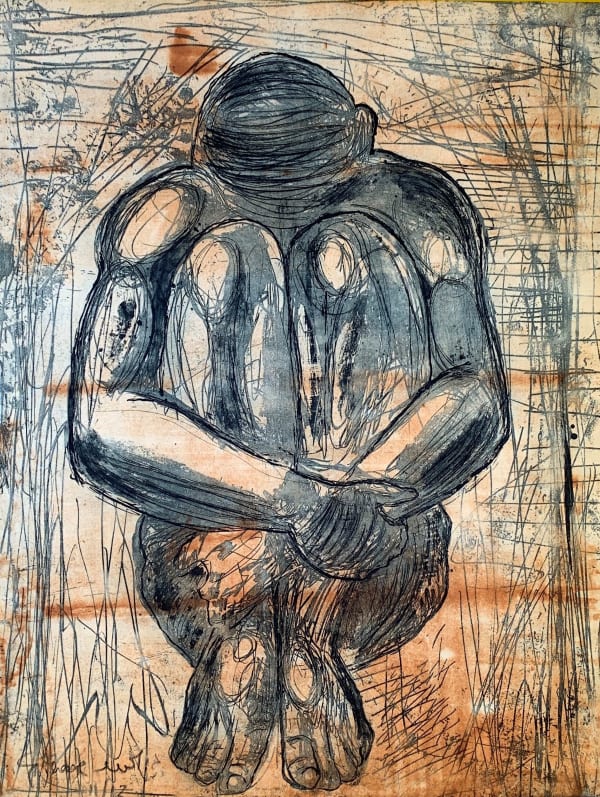 Jacob Gildor, Seated Man I, 1996