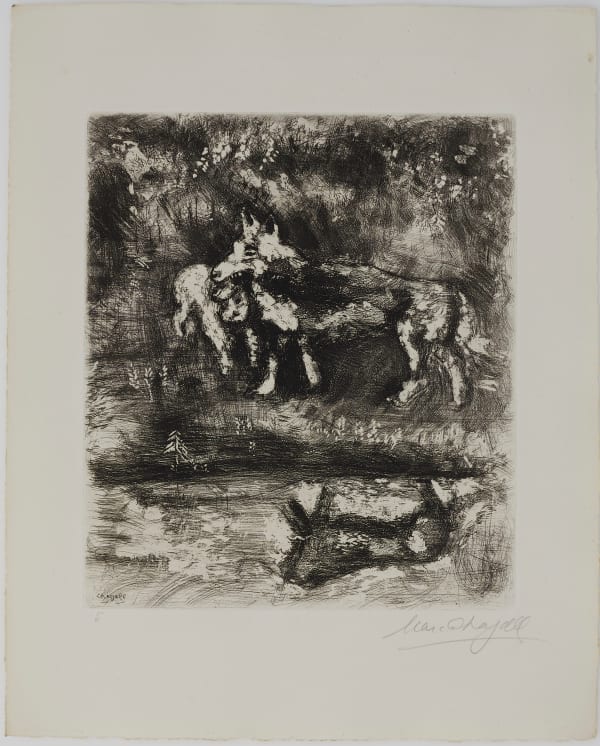 Marc Chagall, Les loup & l'agneau, 1927-30