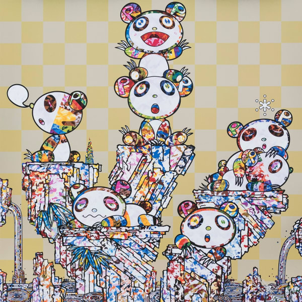 Takashi Murakami, Panda Cups Panda Cups, 2019
