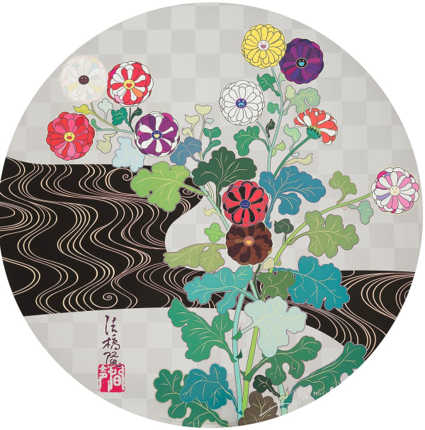 Takashi Murakami, Kansei (trade name of Rinpa-school Edo Painter Ogata Kōrin, literal meaning: "Voice of The Mountain Stream"), 2007