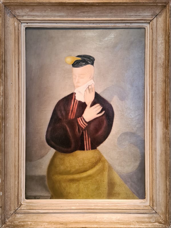 Leonor Fini, Portrait féminin no. 9 / Ritratto di signora seduta, 1936