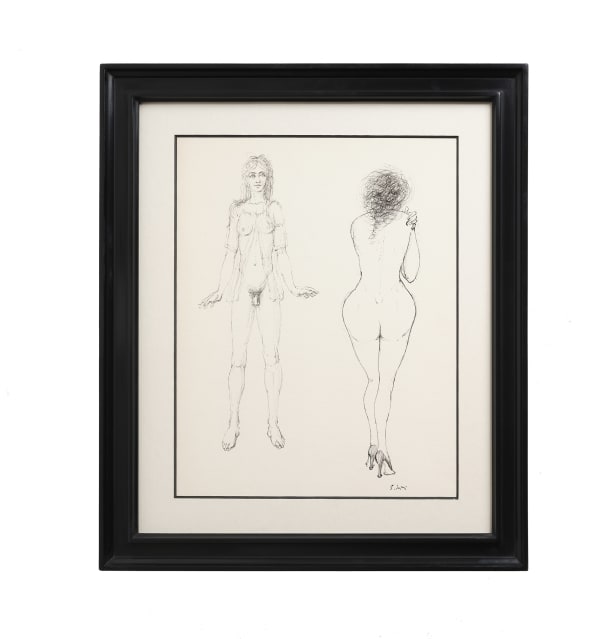 Stanislao Lepri, Le devenir sexuel (homme-femme de dos et de face), c.1965