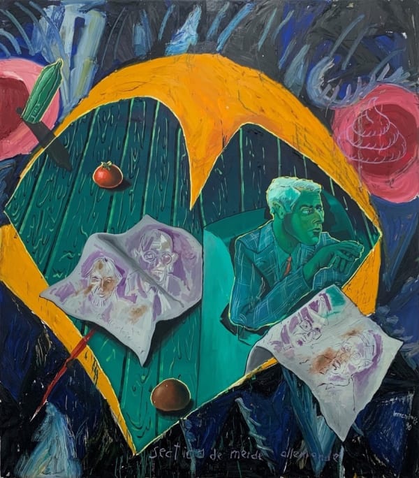 Jörg Immendorff, Section de merde allemande, 1990