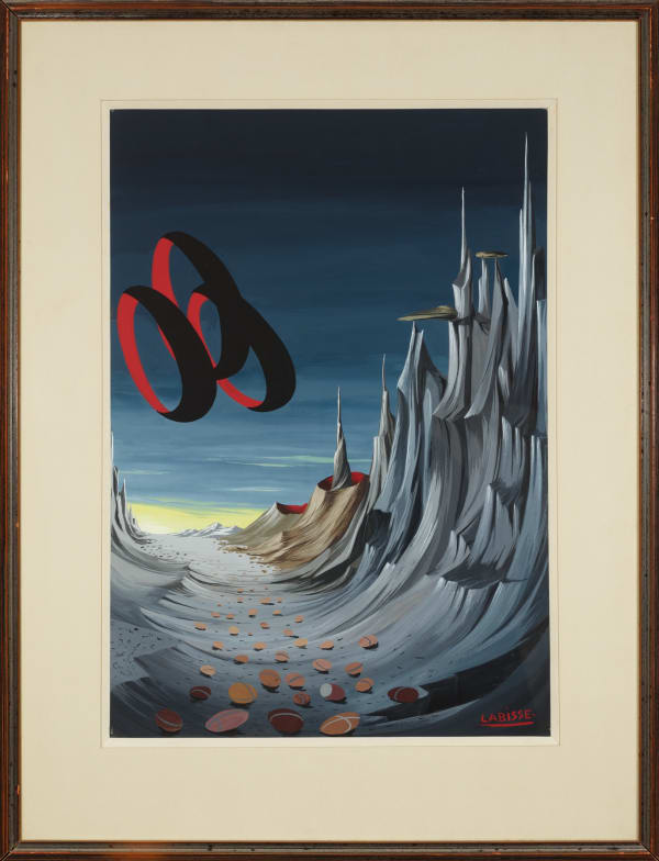 Félix Labisse, Paysage B320, s.d.