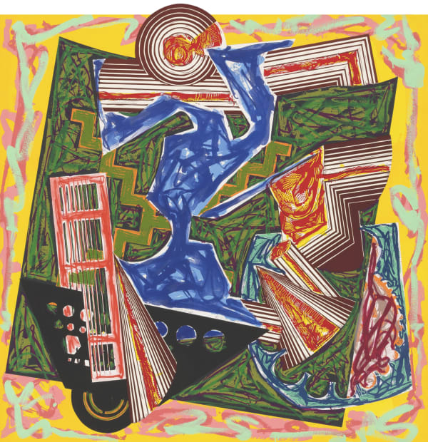 Frank Stella, Illustrations after El Lissitzky's 'Had Gadya': Then Water Came And Quenched The Fire (Work Proof), 1984