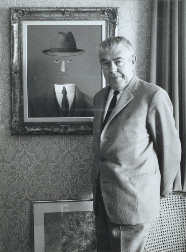 René Magritte, René Magritte et "Le Paysage de Baucis" (1966), 1966