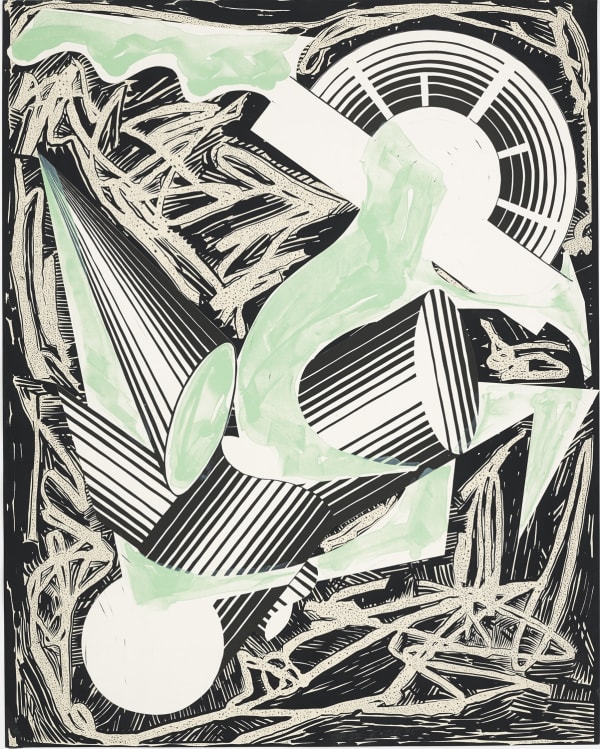 Frank Stella, Illustrations after El Lissitzky's 'Had Gadya': A. Had Gadya: Front cover, CTPVII, 1985