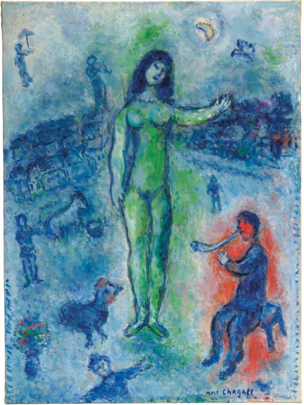 Marc Chagall, Célébration du nu vert, 1981-1982
