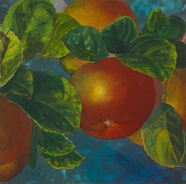 KARIN KNEFFEL Untitled, 1996 Watercolor on offset print on machine-made paper 49,5 x 49,5 cm 19 1/4 x 19 1/4 in