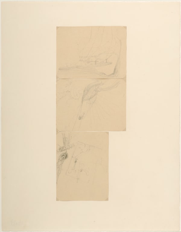 JOSEPH BEUYS, Hirsch im Gewitter, 1950