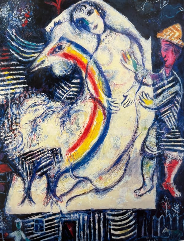 MARC CHAGALL, Le coq arc-en-ciel, 1968/69